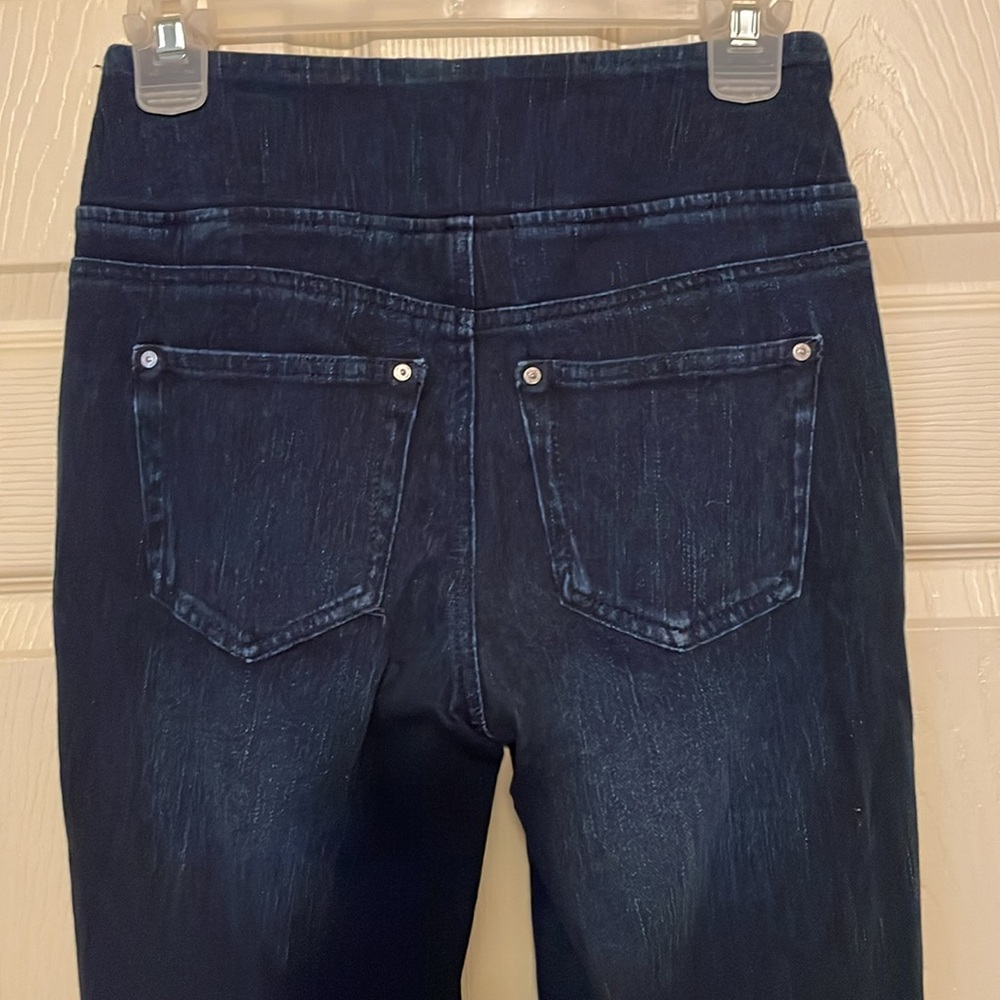Kim Gravel spandex/denim NWOT capris cuffed
